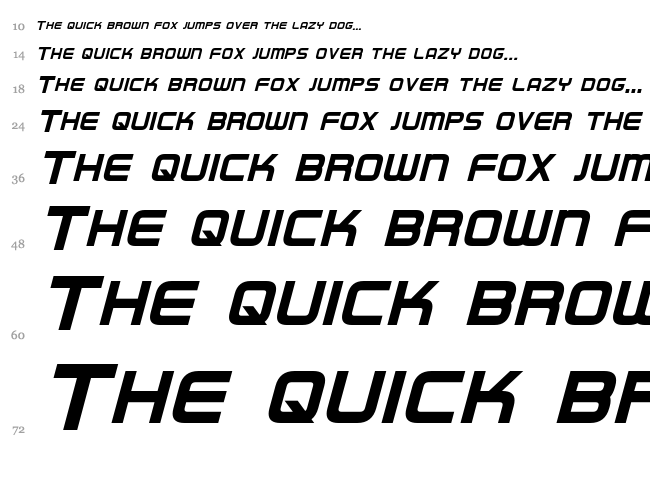 Regen font waterfall